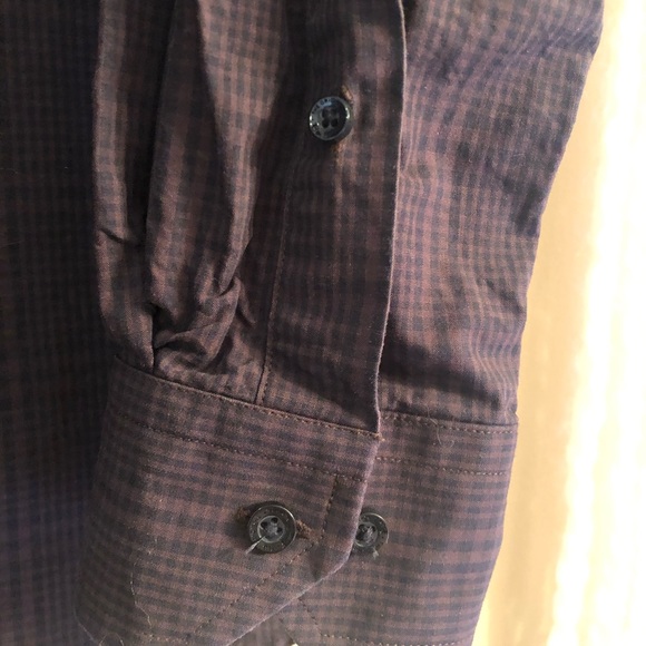 Ben Sherman Plaid Button Down Long Sleeve - Picture 5 of 6